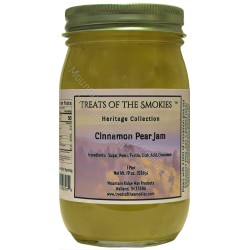 Treats of the Smokies - Cinnamon Pear Jam - Pint (19 oz. nt. wt.) Jar - 2 Pack