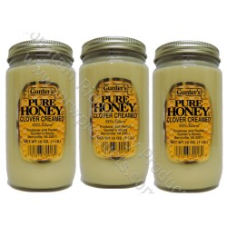 Gunter's Clover Creamed Honey - 1 lb. Jar - 3 Pack