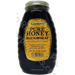 Gunter's Buckwheat Honey - 2 lb. Jar