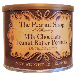 The Peanut Shop Milk Chocolate Peanut Butter Covered Peanuts - 12 Oz.