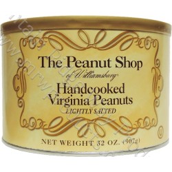 The Peanut Shop Lightly Salted Virginia Peanuts - 32 Oz.